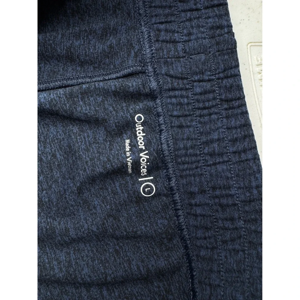 Outdoor Voices CloudKnit Sweatpants Mens Large Navy Blue Heathered Joggers